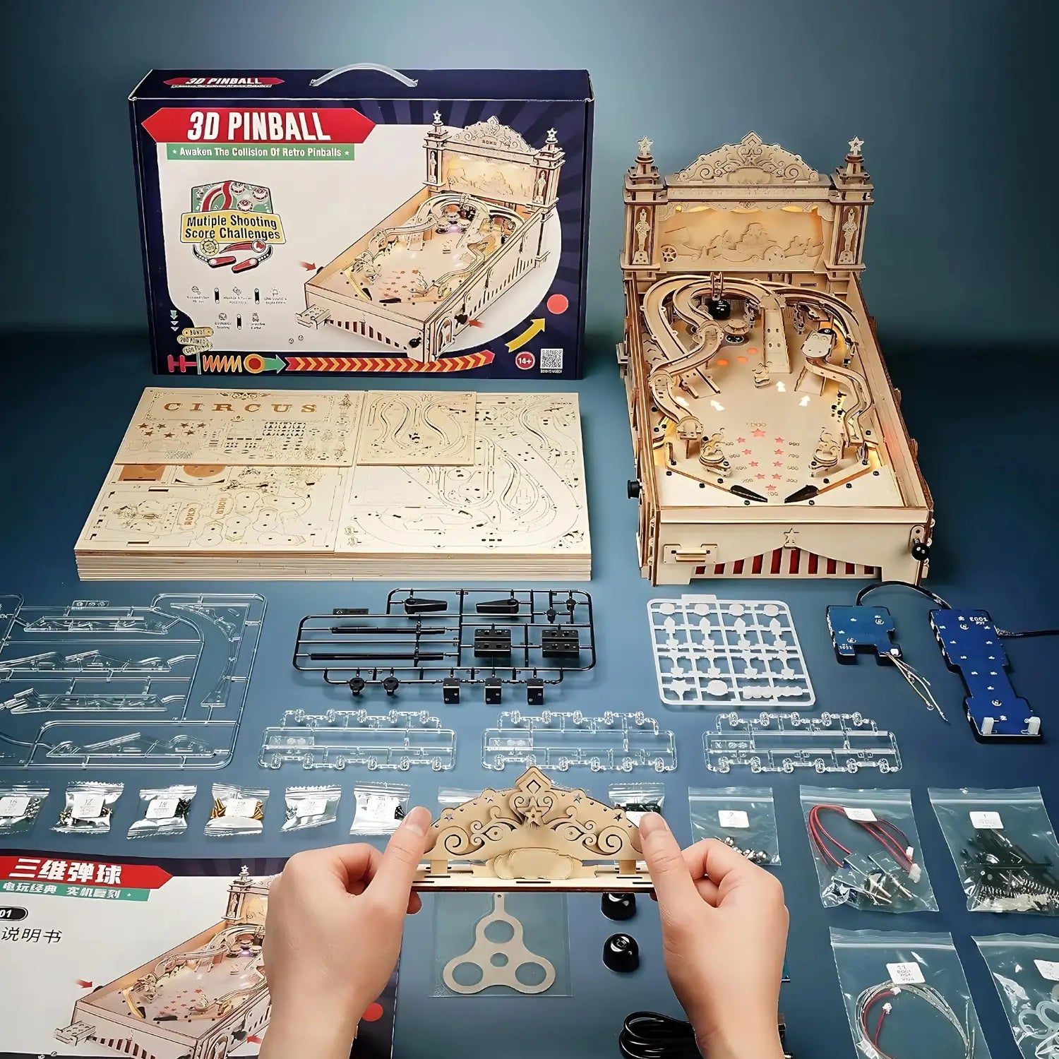 Puzzle 3D Pinball Machine - Crafterra