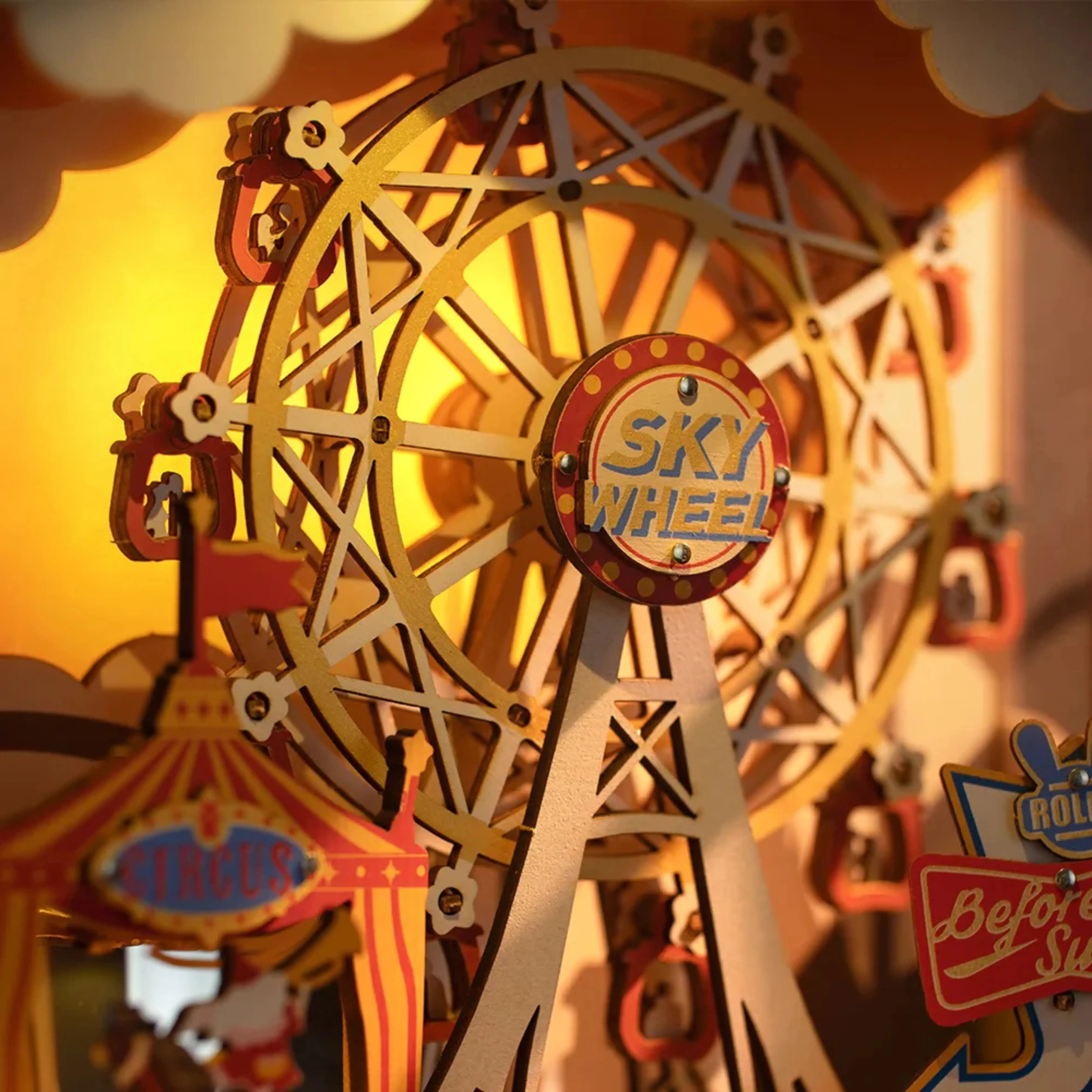 Puzzle 3D Sunset Carnival - Crafterra