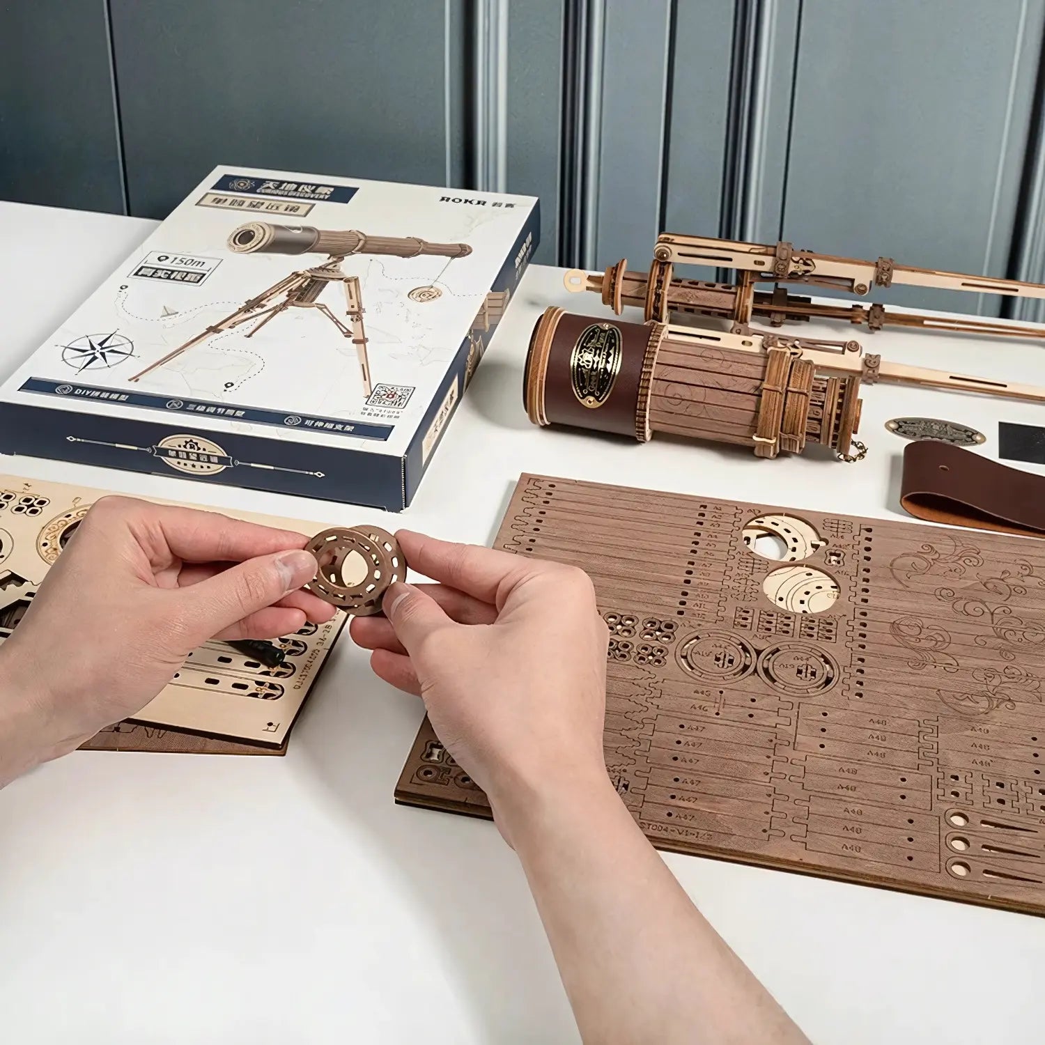 Puzzle 3D Télescope monoculaire - Crafterra