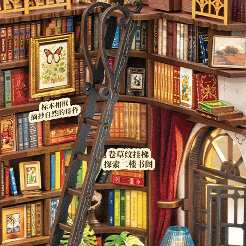 Book Nook Silent Corner Study - Crafterra