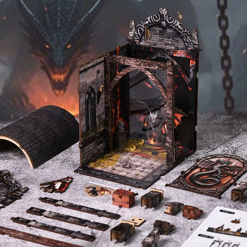 Book Nook Dragons Treasure Labyrinth