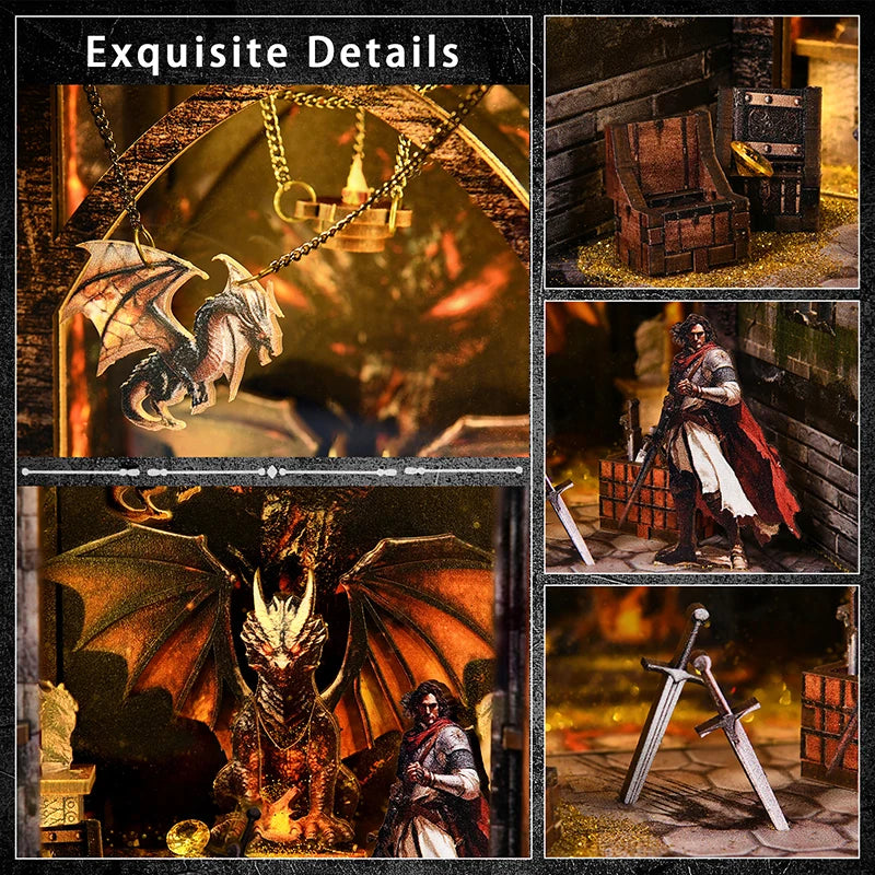 Book Nook Dragons Treasure Labyrinth