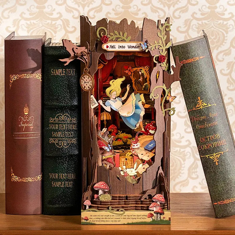 Book Nook Fall Into Wonder