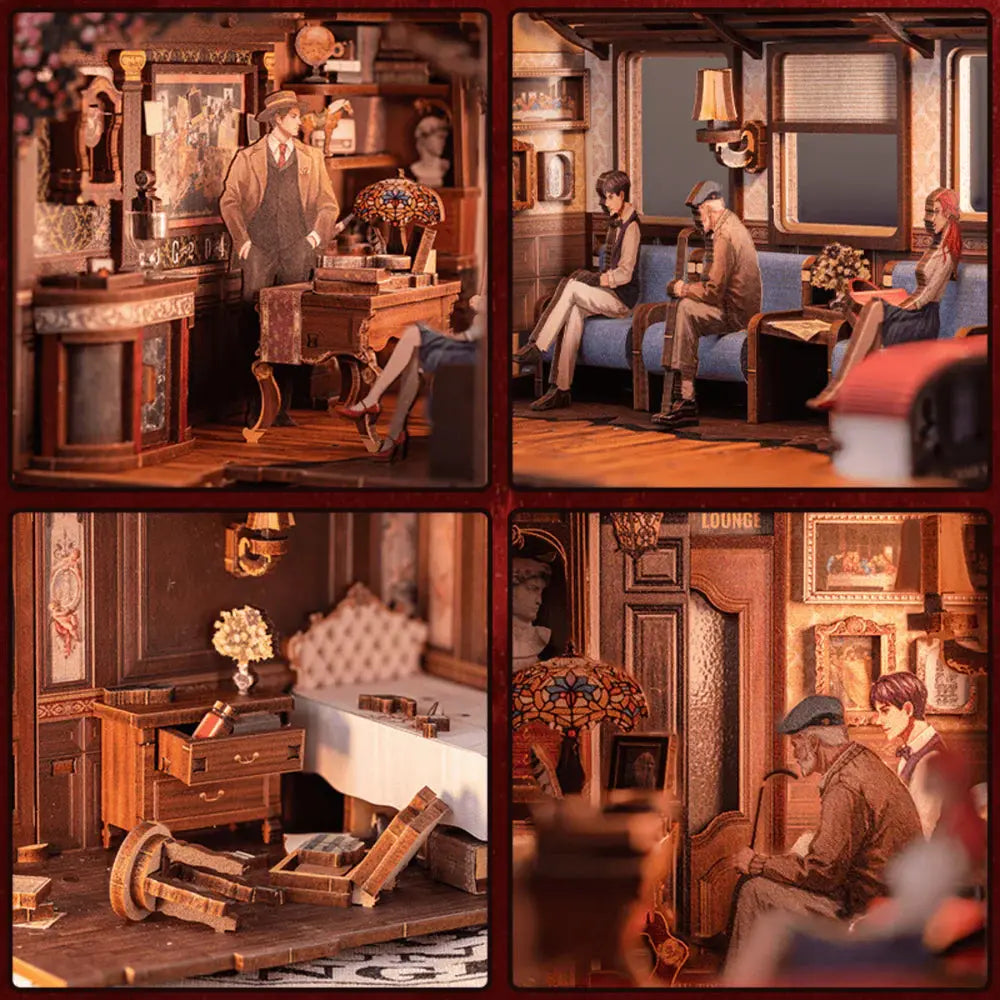 Book Nook Train Mystery - Crafterra