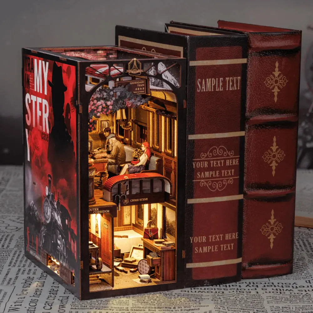 Book Nook Train Mystery - Crafterra