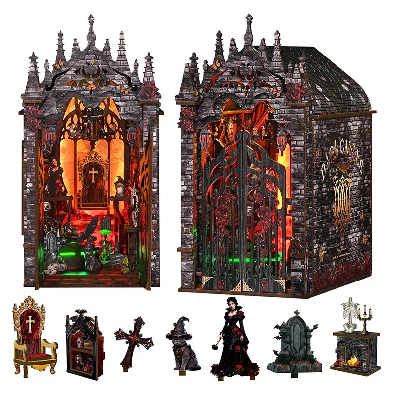 Book Nook Dark Castle - Crafterra