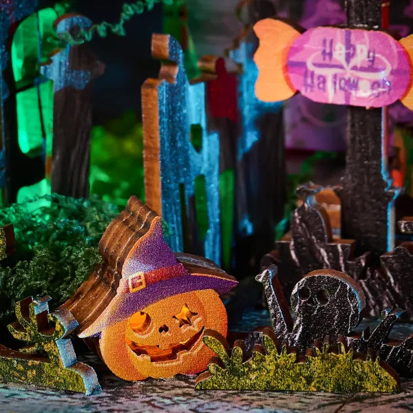 Maison Miniature Halloween Night