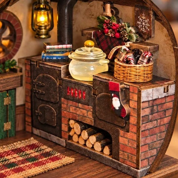 Détail de la cuisine miniature