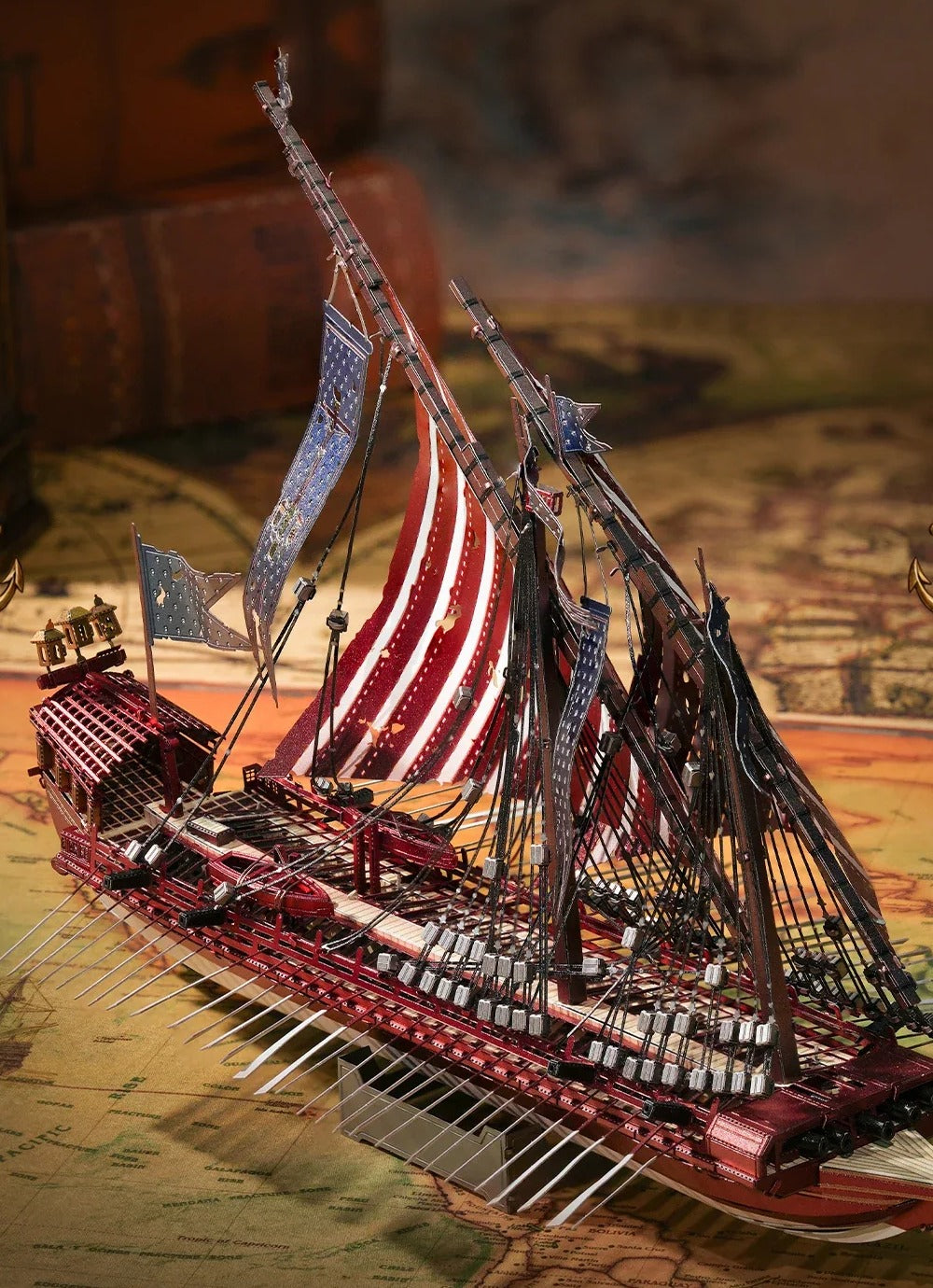 Maquette en métal Puzzle 3D Galère de Guerre