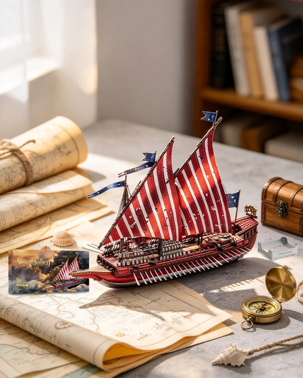 Puzzle 3D Galère de Guerre