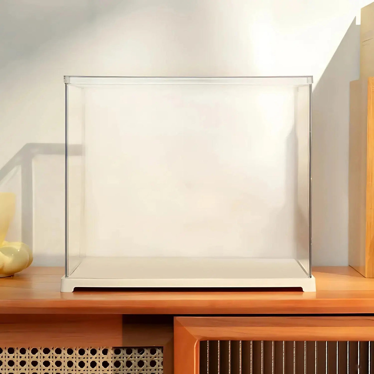 Vitrine d'exposition transparente pour puzzle 3D, Book Nook et maison miniature