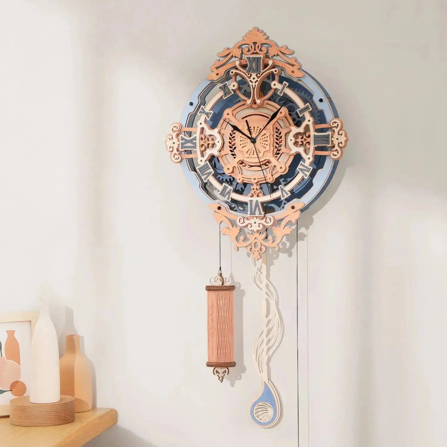 Puzzle-3D-Horloge-Mécanique Crafterra