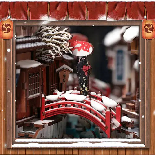 Book Nook Kyoto Snow Whisper Crafterra
