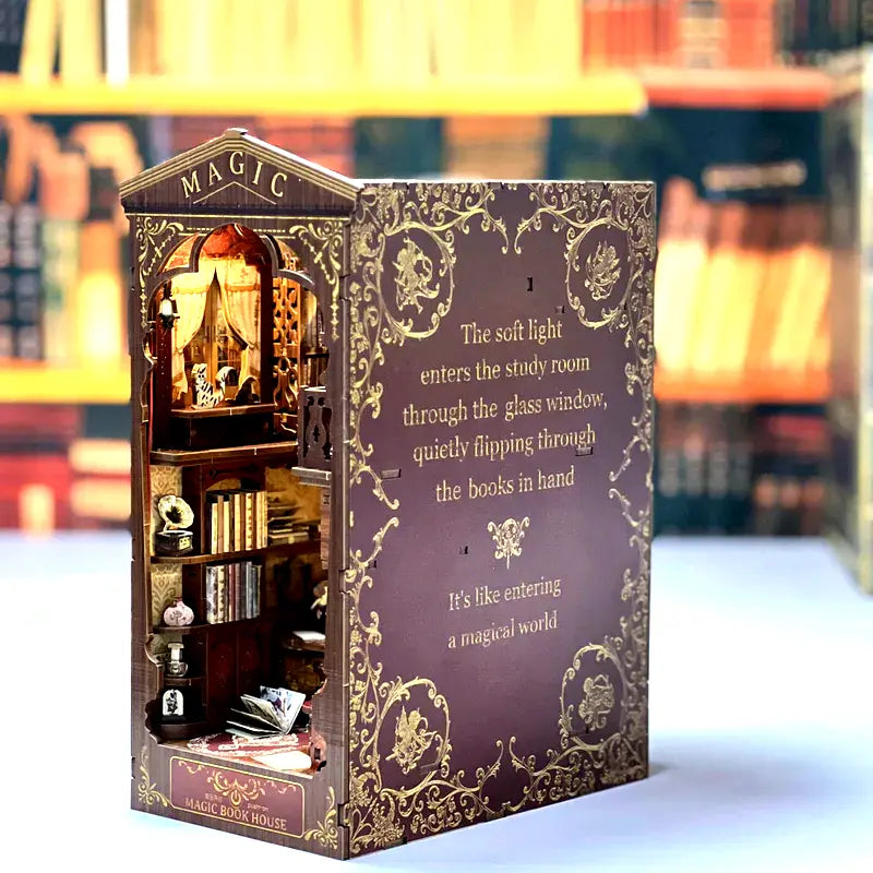 Book Nook Magic Book House - Crafterra