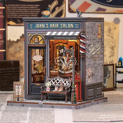 Book Nook John's Hair Salon - Crafterra