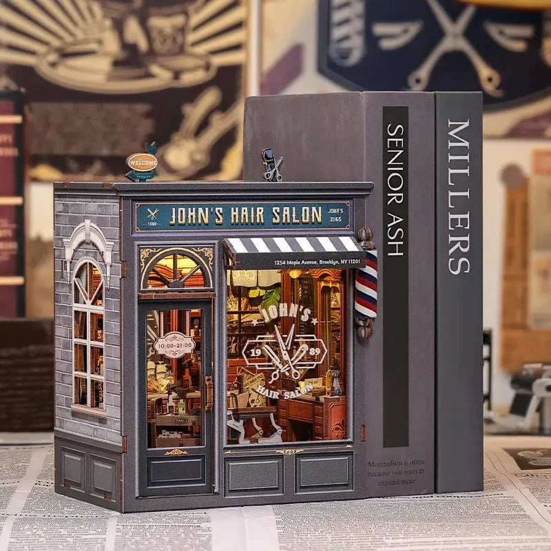 Book Nook John's Hair Salon - Crafterra