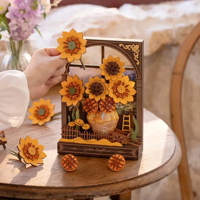Puzzle 3D Peinture de Tournesol Doré - Crafterra