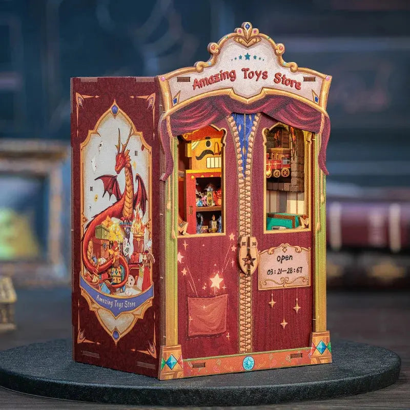 Book Nook Amazing Toys Store Crafterra