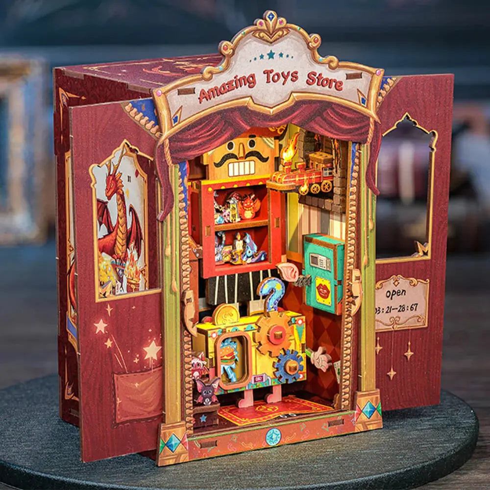 Book Nook Amazing Toys Store Crafterra