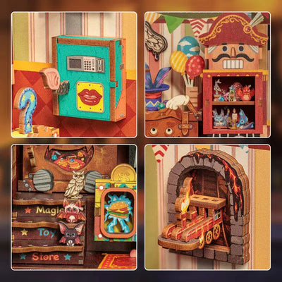 Book Nook Amazing Toys Store Crafterra
