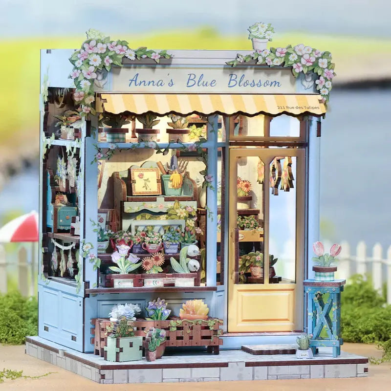Book Nook Anna’s Blue Blossom - Crafterra