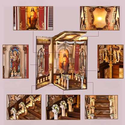 Book Nook Cathédrale Chrétienne - Crafterra
