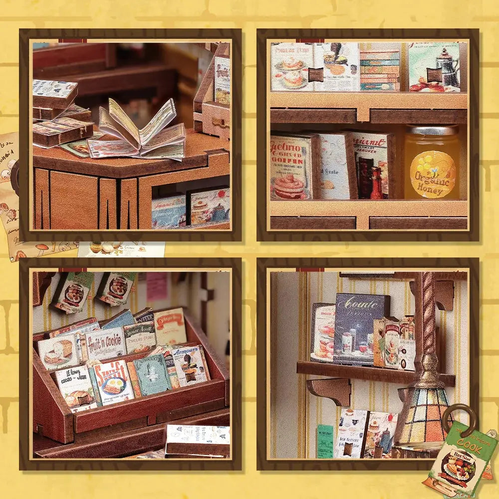 Book Nook Cooking Bookstore Crafterra