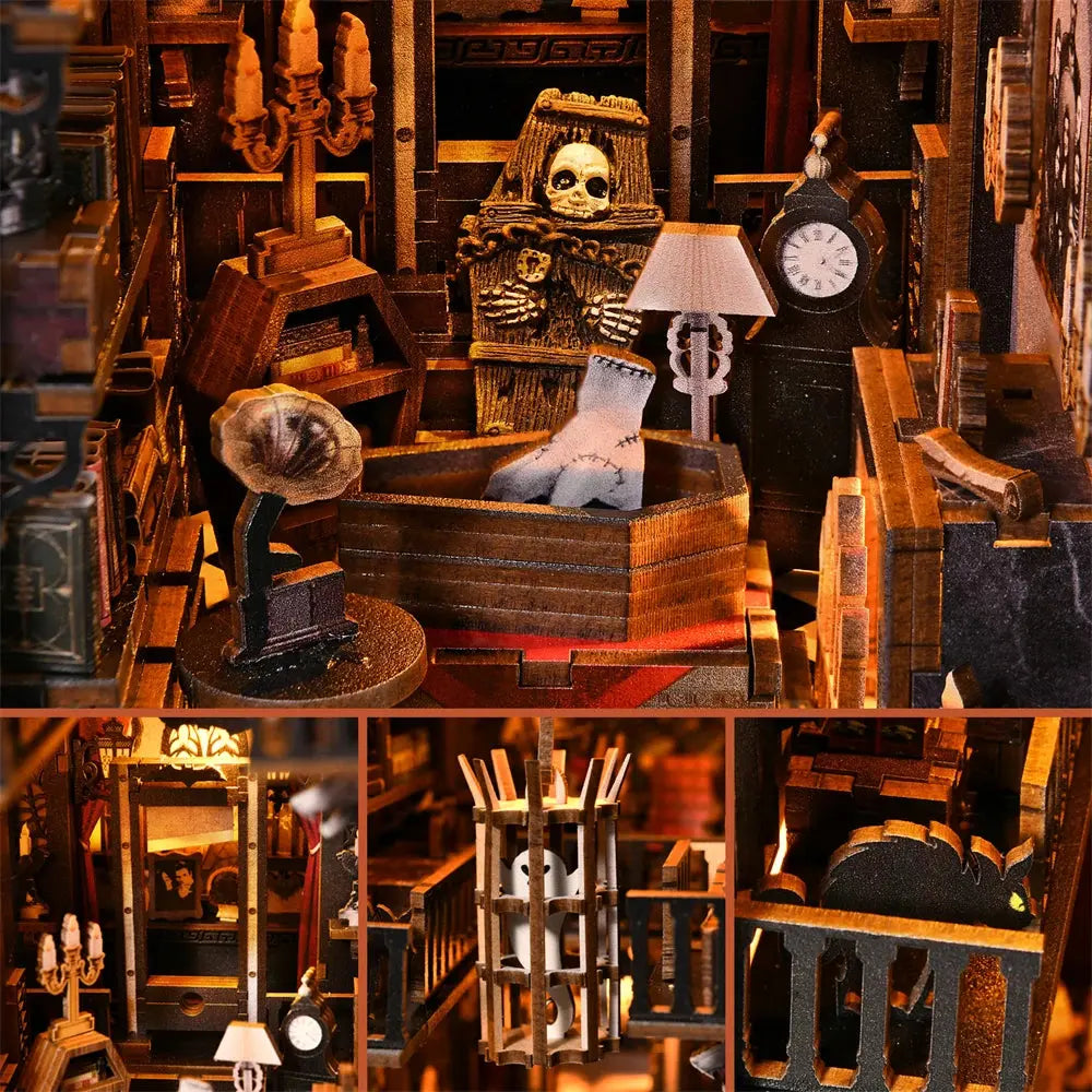 Book Nook Dark Family - Crafterra