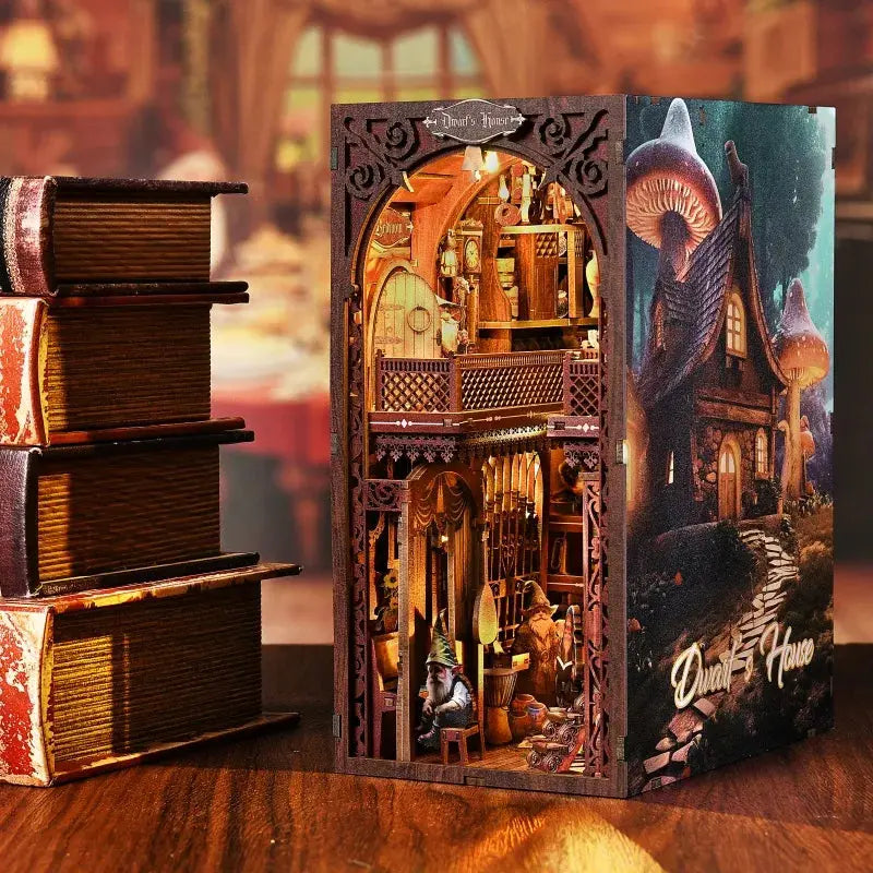 Book Nook Dwarf's House - Crafterra