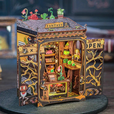 Book Nook Fantasy Plant Shop Crafterra