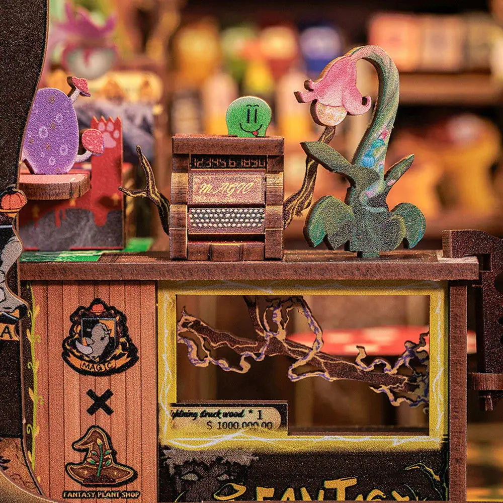Book Nook Fantasy Plant Shop Crafterra