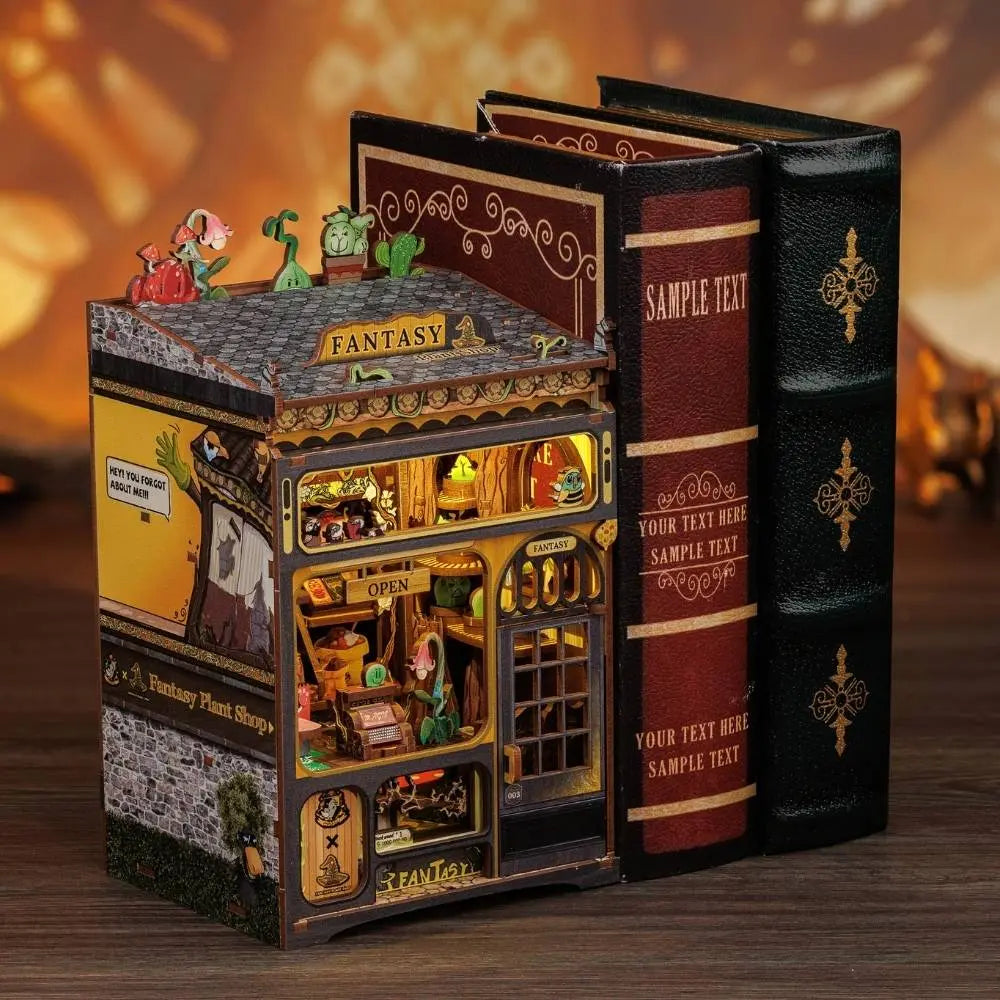 Book Nook Fantasy Plant Shop II Crafterra