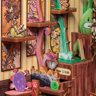 Book Nook Fantasy Plant Shop II Crafterra