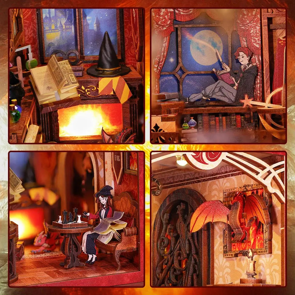 Book Nook Flame Common Room - Crafterra