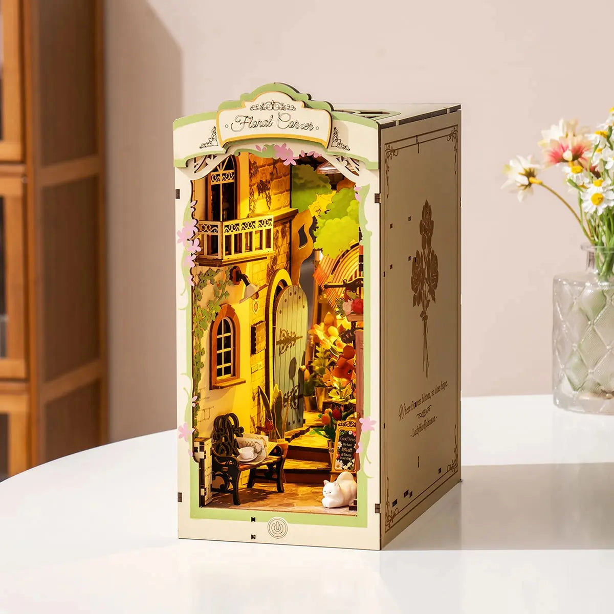 Book Nook Floral Corner - Crafterra