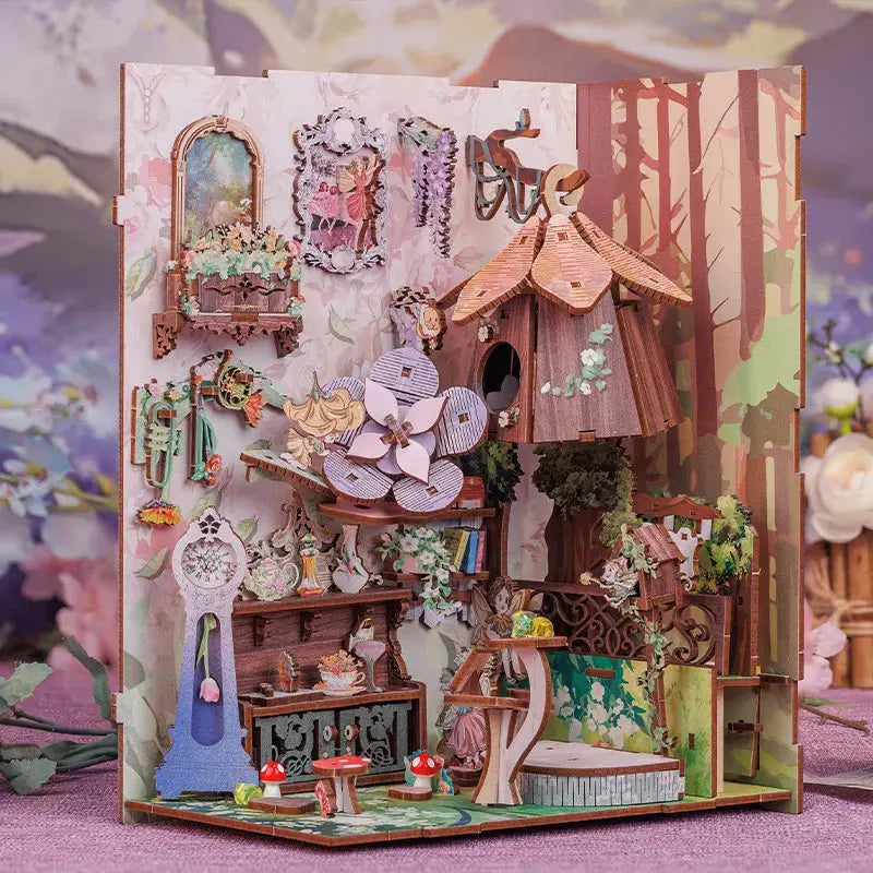 Book Nook Flower Forest Concert - Crafterra