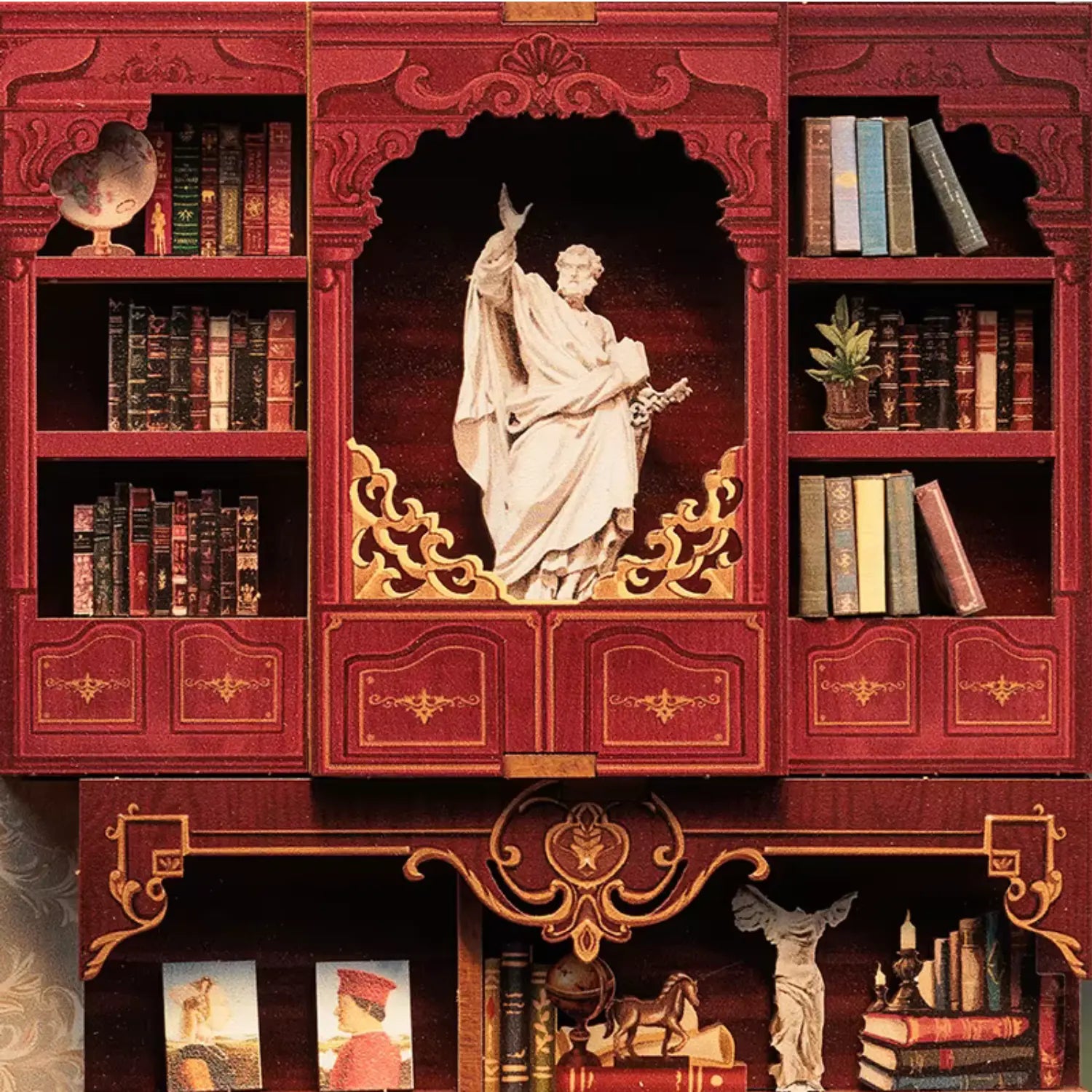 Book Nook Library of Wisdom - Crafterra
