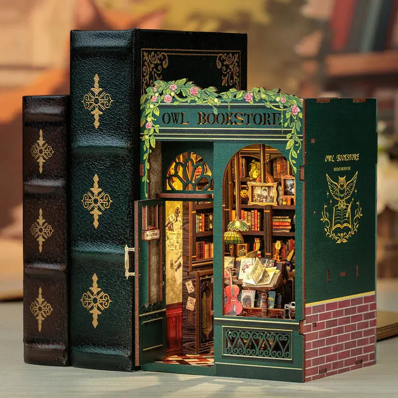 Book Nook Owl Bookstore - Crafterra