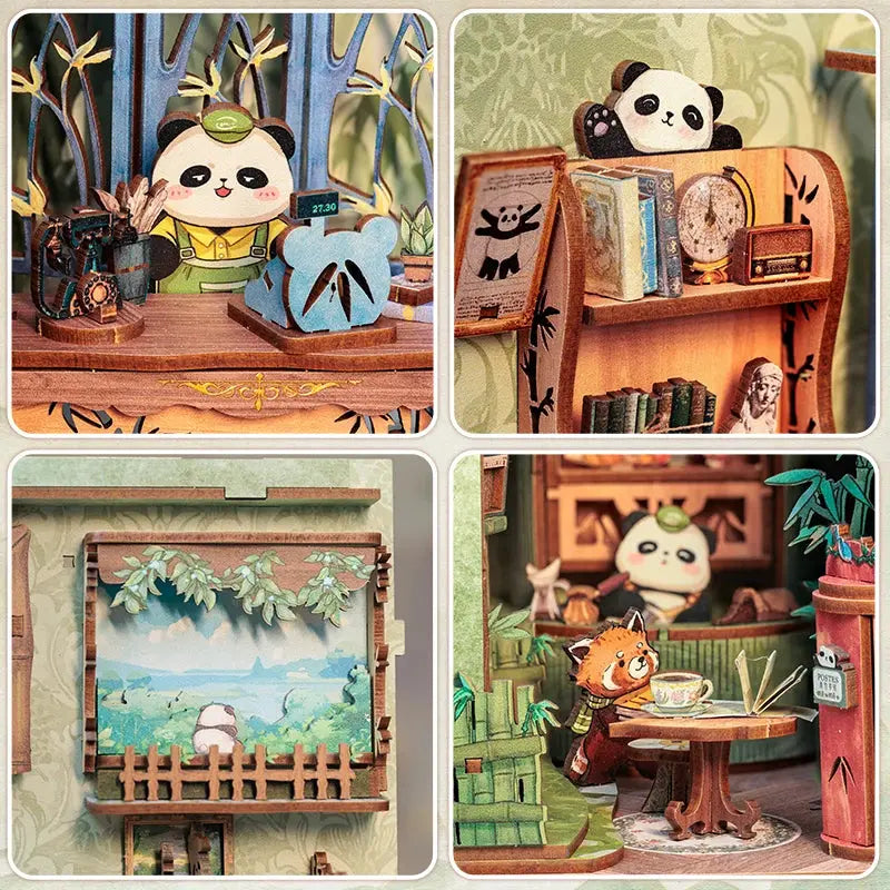 Book Nook Panda Bookshop - Crafterra