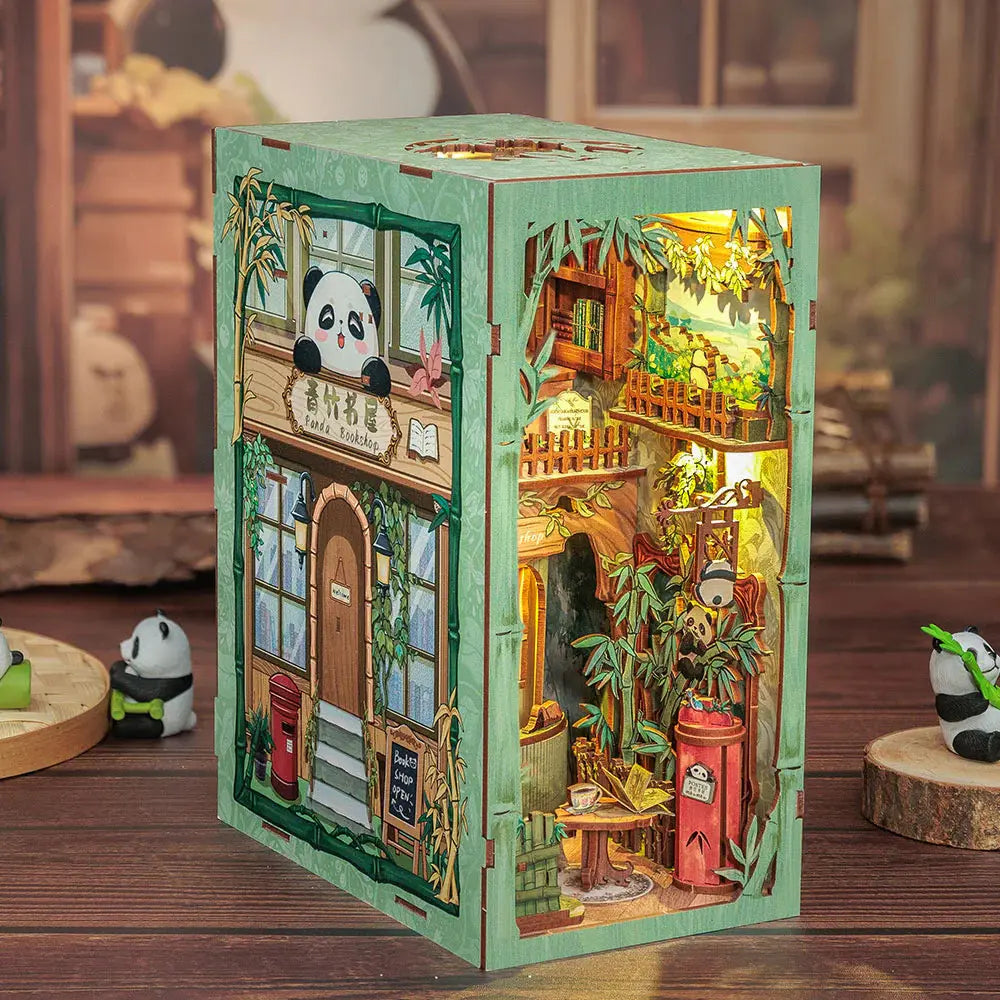 Book Nook Panda Bookshop - Crafterra