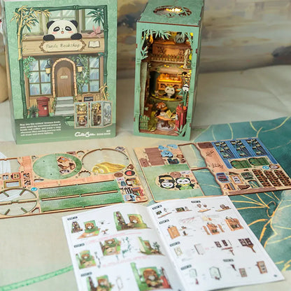 Book Nook Panda Bookshop - Crafterra