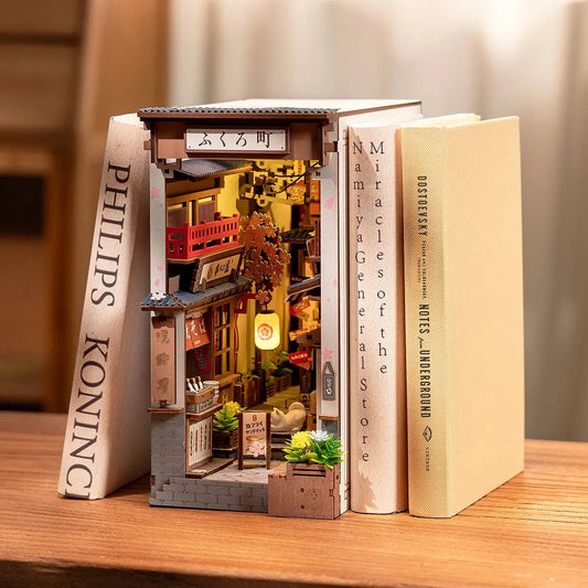 Book Nook Sakura Wine Alley - Crafterra