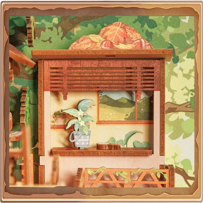 Book Nook Squirrel Collector - Crafterra
