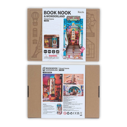 Book Nook Street Scene Crafterra