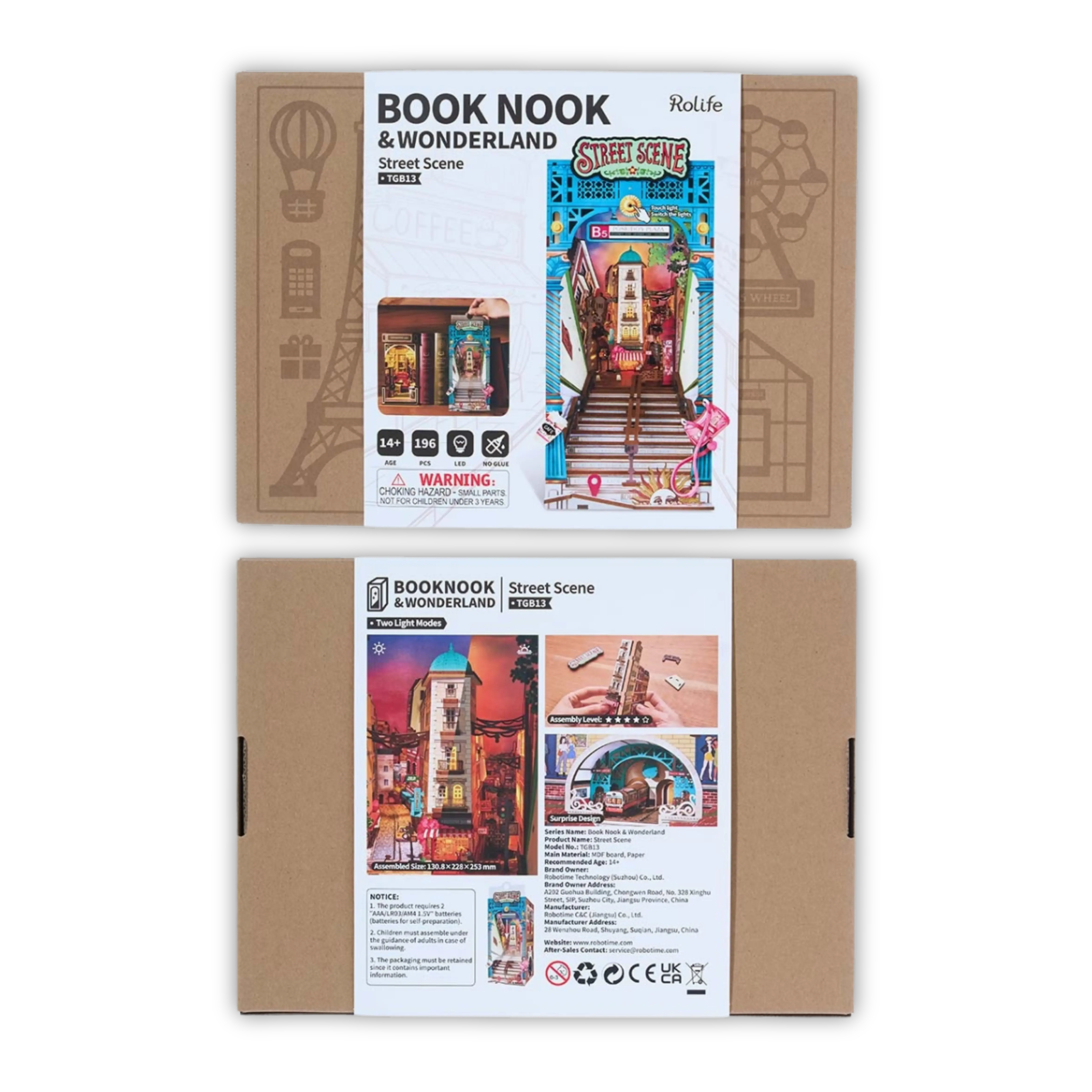 Book Nook Street Scene Crafterra