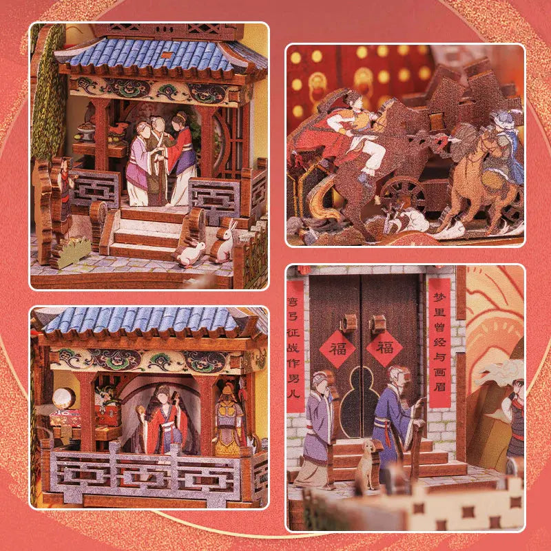 Book Nook The Legend of Mulan - Crafterra