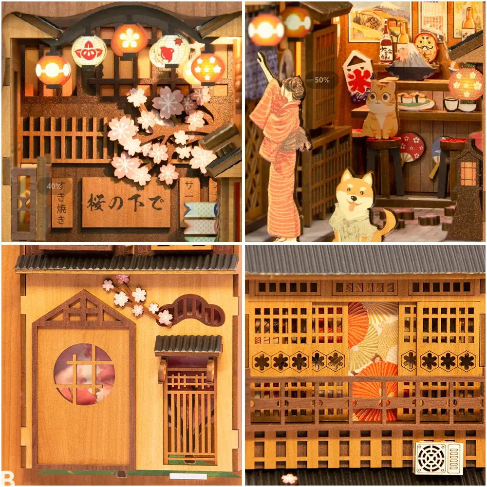 Book Nook Under The Sakura Tree Crafterra