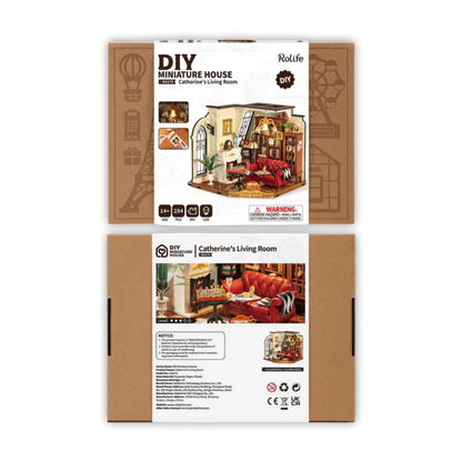 Maison Miniature Catherine's Living Room Crafterra