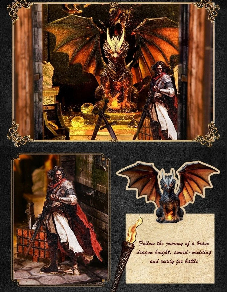 Book Nook Dragons Treasure Labyrinth