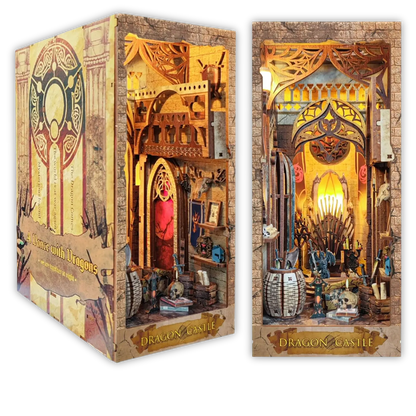 Book Nook Dragon Castle - Crafterra